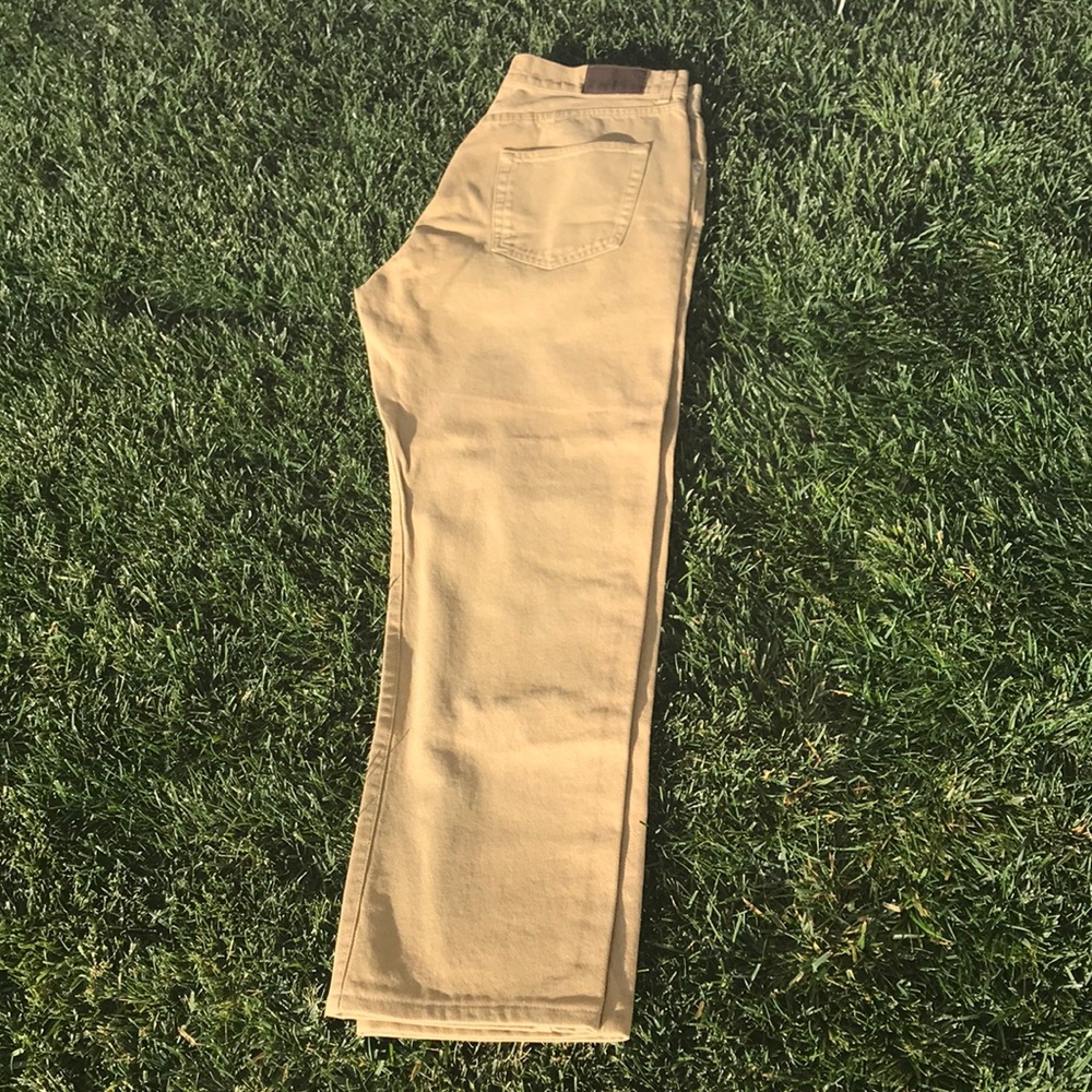 Zara jeans , butter tan yellow
